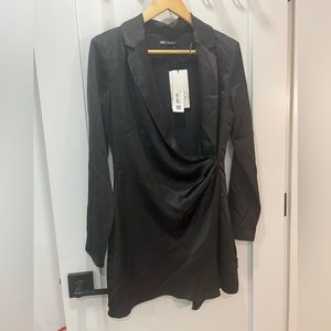 Zara satin dress with tag